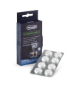 Delonghi Coffee Maker Descaler And Cleaner - Dlsc552 Cleaning Tabs, Espresso Coffee Machines Cleaner, Blister With 8x1,5 G - AS00002139
